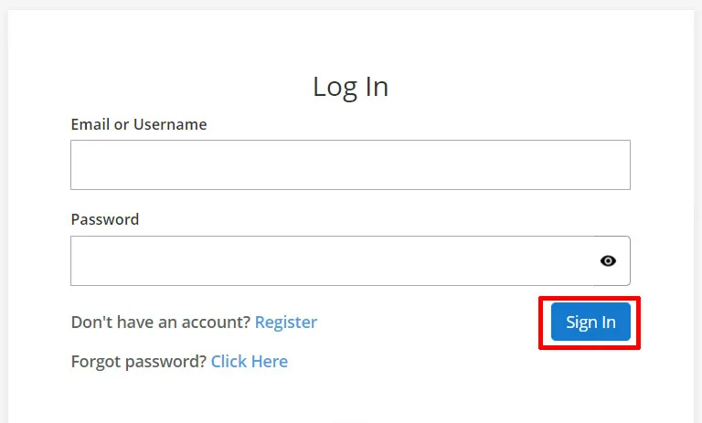 Everfi Login Button