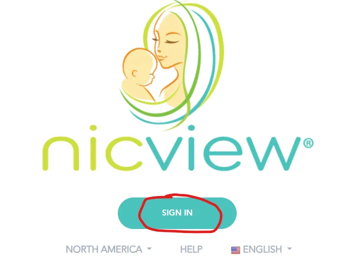 Nicview login button